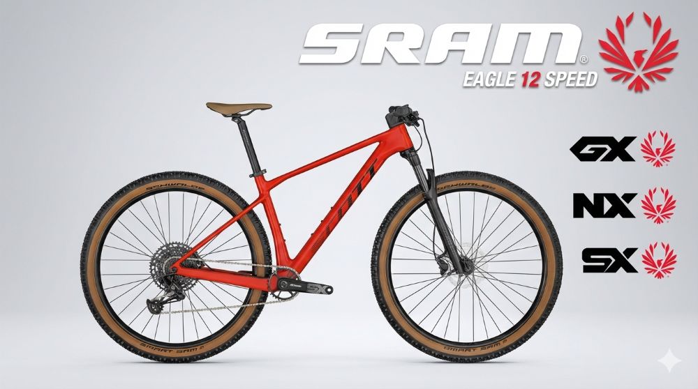10 bicicletas cuadro carbono y grupo Sram 12v