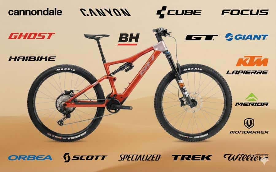 Bicicletas de montaña eléctricas doble suspensión PRINCIPALES FABRICANTES