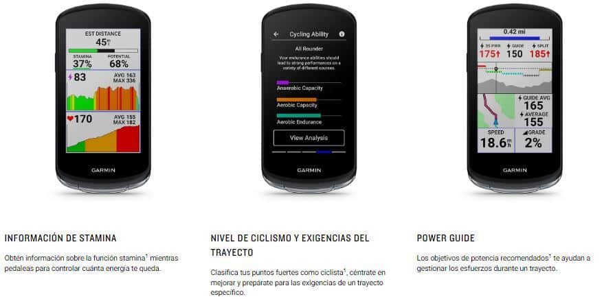 Garmin Edge 1040 funciones 1