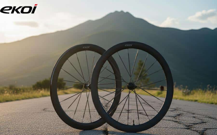 Ruedas de carretera Ekoi 50 carbono