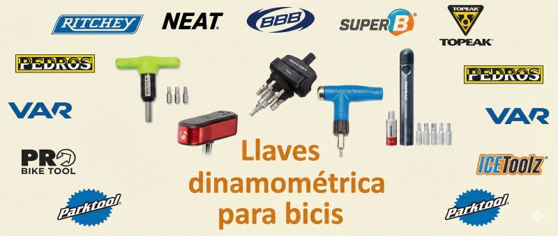 Llaves dinamométrica para bicicletas