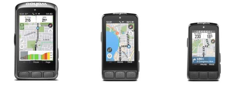 Wahoo Elemnt Ace, Roam, Bolt
